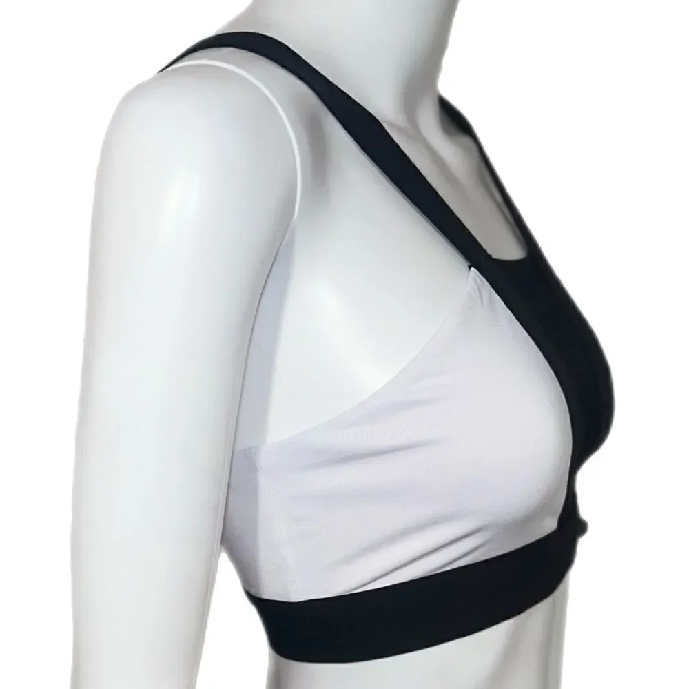 Mesh Inset Sports Bra LIVE LOVE DREAM by Aero (M)